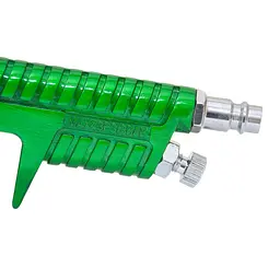 Фарборозпилювач Sigma HVLP 1.7 мм з верхнім баком 600 мл Green (6812111) - мініатюра 4