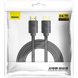 Кабель Baseus High Definition Series HDMI 8K v2.1 3m Black (CAKGQ-L01) [96282] - мініатюра 3