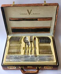 Набір столових приладів Zepter Limited Edition LV-1004 в кейсі 72 предмети - мініатюра 4