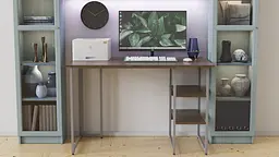 Комп'ютерний стіл Ferrum-decor Кевін 75x120x60 сірий ДСП Дуб Сонома Труфель 16мм (FRD-101721) - мініатюра 4
