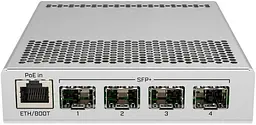 Комутатор Mikrotik CRS305-1G-4S+IN, 4x SFP+ ports, 1x Gigabit Ethernet, металевий enclosure