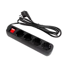 Мережевий фільтр живлення ColorWay CW-PSEA42BK /2M black (CW-PSEA42BK) - мініатюра 5