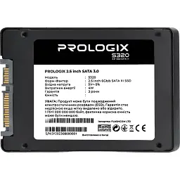 SSD накопичувач Prologix S320 960GB SATAIII TLC (PRO960GS320) [119335] - мініатюра 3
