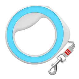 Повідець-рулетка для собак Waudog R-leash кругла XS-M до 40 кг 2.9 м светоотражаюча стрічка