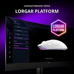 Мишка Lorgar MSA10W Wireless Gaming White (LRG-MSA10W-WH) - мініатюра 4