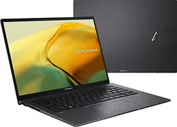 Ноутбук ASUS Zenbook 14 UM3402YA-KP751 14' WQXGA IPS, AMD R5-7430U, 16GB, F1TB, UMA, NoOS, Чорний (90NB0W95-M01C20) - мініатюра 2