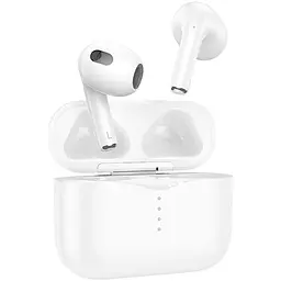 Бездротові навушники Hoco EW09 TWS Bluetooth 5.1, з мікрофоном, білі