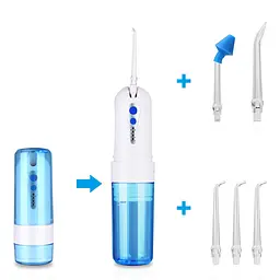 Ірригатор портативний для догляду за порожниною рота Power Floss PR40V original Блакитний - мініатюра 7