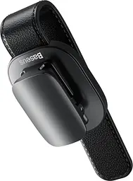 Автотримач для окулярів Baseus Platinum Vehicle Eyewear Clip Clamping Type black (ACYJN-B01) - мініатюра 4