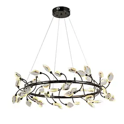 Люстра LED Levistella 7989300-48 led (800) PLBK, 32W, чорний акрил, регульована температура світла, сучасний стиль для дому - мініатюра 2