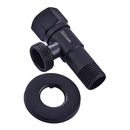 Кран для підключення сантехприладів Mixxus VAL-07-1/2x3/4 black MI6059 - мініатюра 2
