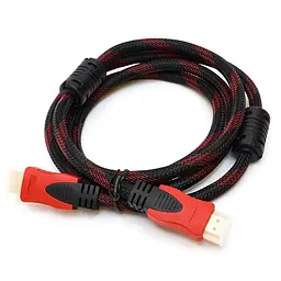 Кабель шнур HDMI-HDMI високої чіткості V1.4 довжина 10м в нейлоновій оплетці
- мініатюра 3