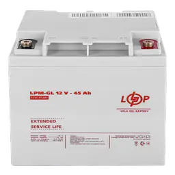 Аккумулятор гелевий LPM-GL 12V - 45 Ah - мініатюра 3