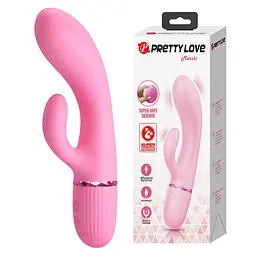 Вібратор-кролик Pretty Love Marski 18 см рожевий - мініатюра 2