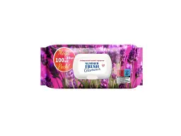 Серветки вологі Summer Fresh (120 шт) Glamour з клапаном 1912 - мініатюра 2