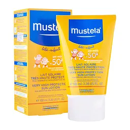 Сонцезахисний лосьйон Mustela Very High Protection Sun Lotion, з високим рівнем захисту, SPF +50, 100 мл - мініатюра 2