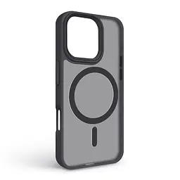 Чехол для Apple iPhone 16 Pro, Uniq MagCase, черный, противоударный, панель-накладка с MagSafe, ударопрочный TPU+PC, с магнитом MagSafe, поддержка полноценной беспроводной зарядки, ArmorStandart (ARM79505) - мініатюра 2