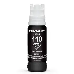 Чорнило PRINTALIST E110 для Epson M1100/M1120 70г Black Pigment пігментне (PL110BP) - мініатюра 3