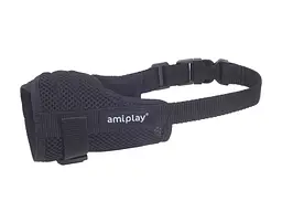 Намордник для собак Amiplay Air M Cocker Spaniel 17-20 * 25-40 см - чорний