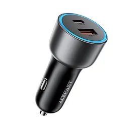 Адаптер автомобильный ACEFAST B21 car charger 1A/1C, 75W/3A, PD/QC