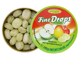 Льодяники Woogie Fine Drops зі смаком яблука 200г - мініатюра 2