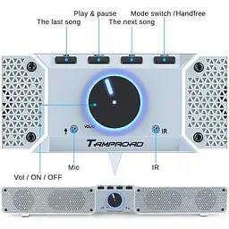 Бездротова акустична колонка 20 ват Tamproad soundbar bluetooth speaker RS-Q10 Біла - мініатюра 3