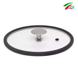 Кришка скляна з силіконовим обідком TVS Terra Italia 20 см