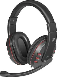 Гарнітура Defender Warhead G-160, 2х3,5мм, Чорний - мініатюра 3