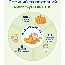 Крем-суп МАМАКО Гарбуз на козячому молоці 150 г - мініатюра 4