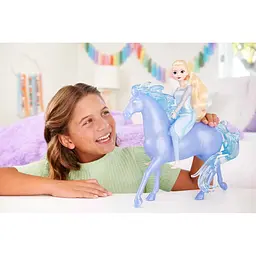 Лялька Disney Frozen Принцеса Ельза та її крижаний кінь Нокк з м/ф Крижане серце (HLW58) - мініатюра 7