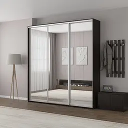Шафа-купе Idea серія 7 230 x 60 x 210 см Венге темний Дзеркало