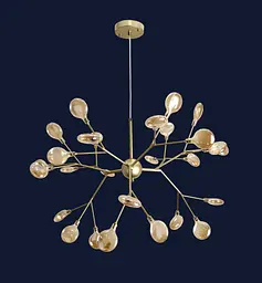 Люстра LED PETALS Levistella 918LP262-27 GD+BR
