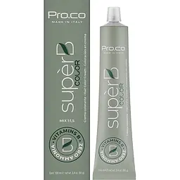 Безаміачна фарба для волосся Pro.Co SuperB Color Hair Color Cream 9/0 блондин дуже світлий
