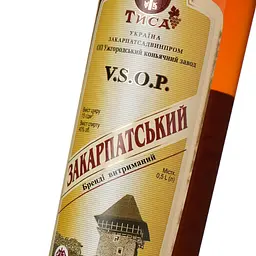 Бренді України Тиса Закарпатський, 4 зірки, 40%, 0,5 л (1423) - мініатюра 5