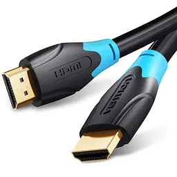 Кабель HDMI M - M, 10.0 м, V1.4, 4K/HD 60Гц, PVC type, чорний, Vention - мініатюра 2