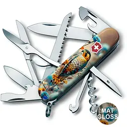 Ніж Victorinox Huntsman Ukraine 91мм,15функ ,Шляхетний Сокіл - мініатюра 2