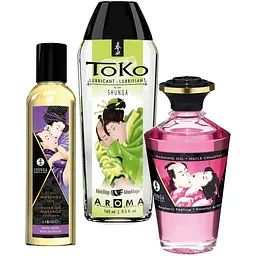Набір для масажу Shunga Erotic Art Fruity Kisses Collection, 3 шт - мініатюра 3