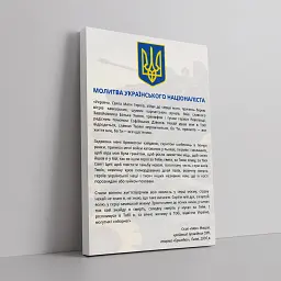 Інтер'єрна картина Молитва українського націоналіста, Осип Мащак, Україна, істория, 60×40 см (id6199) - мініатюра 2