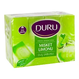Туалетне мило для душу Duru Fresh Sensations Соковитий лайм, 600 г (4 х 150 г) - мініатюра 2