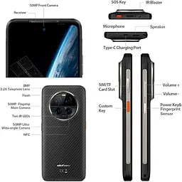 Смартфон Ulefone Armor 23 Ultra 12/512GB Elite Black [106245] - мініатюра 13