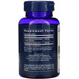 Коензим Q10 Life Extension CoQ10 Ubiquinone 100 мг 60 капсул - мініатюра 2
