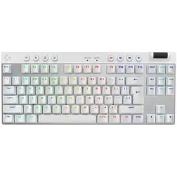 Клавіатура ігрова Logitech G Pro X TKL Lightspeed Tactile White (920-012148) - мініатюра 2