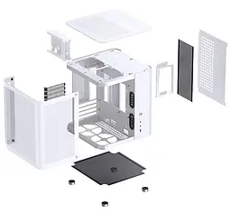 Корпус Jonsbo TK-1 White (TK-1 White) Без БП - мініатюра 8