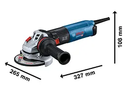 Шліфмашина кутова Professional GWS 17-125 S 125мм 1700Вт Bosch teh0025451 - мініатюра 10