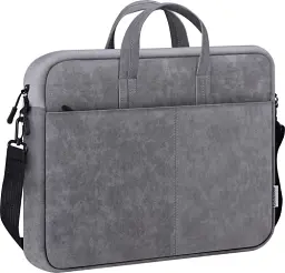 Сумка для ноутбука 15.6" Defender Solid, Grey, екошкіра, 410х310х40 мм (26088)