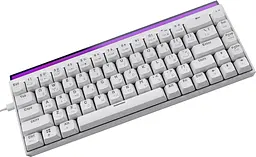 Клавіатура Ajazz NK68 Red switches White (NK68-R-W) - мініатюра 2