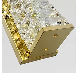 Світлодіодне настінне бра Artlight 88031/290WGD, 19 Вт, золото та прозоре скло - мініатюра 6