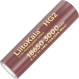 Акумулятор LiitoKala 18650 3000mAh Li-ion 1шт (Lii-HG2) [173782] - мініатюра 3