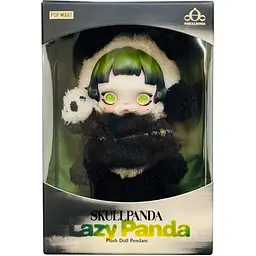 М'яка іграшка Pop Mart Skullpanda Серія Lazy Panda колекційна (SPLP-01) - мініатюра 2