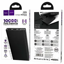 Додаткова батарея Hoco J55 Neoteric (10000mAh) Black - мініатюра 3